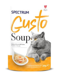 Spectrum Gusto Havuç Tavuk Çorba Yetişkin Yaş Kedi Maması 50 gr