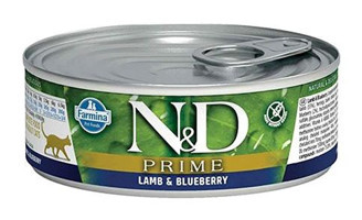 N&d Prime Kuzu Eti Yetişkin Yaş Kedi Maması 6x80 gr