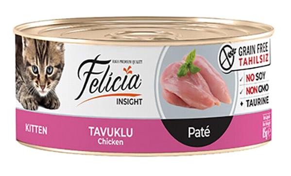 Felicia Tahılsız Tavuk Yavru Yaş Kedi Maması 12x85 gr