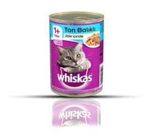 Whiskas Ton Balığı Jöleli Yetişkin Yaş Kedi Maması 4x400 gr