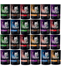 Reflex Plus Karışık Soslu Yetişkin Yaş Kedi Maması 20x100 gr