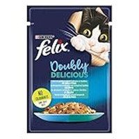 Purina Felix Doubly Delicious Alabalık Jöleli Yetişkin Yaş Kedi Maması 26x85 gr