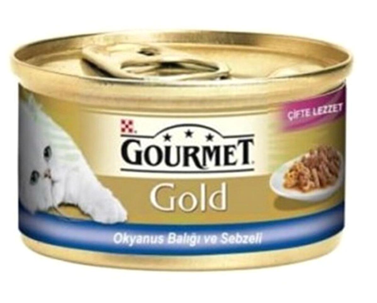 Purina Gourmet Gold Balık Sebze Yetişkin Yaş Kedi Maması 24x85 gr