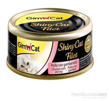 Gimcat Shinycat Karides Tavuk Yetişkin Yaş Kedi Maması 70 gr