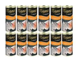 Miamor Trinkfein Tavuk Parça Etli Yetişkin Yaş Kedi Maması 12x135 ml