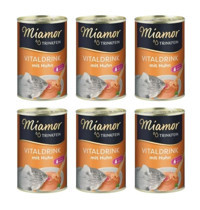 Miamor Trinkfein Tavuk Parça Etli Yetişkin Yaş Kedi Maması 6x135 ml