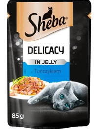 Sheba Delicacy Ton Balığı Yetişkin Yaş Kedi Maması 12x85 gr
