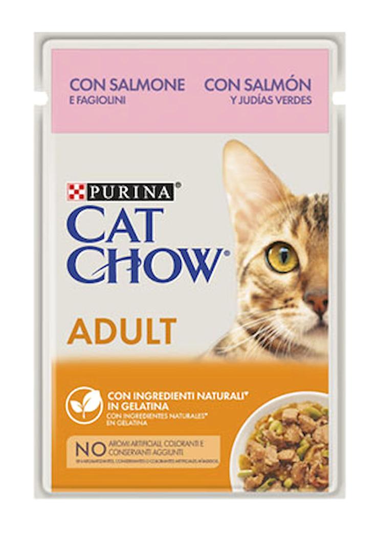 Cat Chow Somonlu Yetişkin Yaş Kedi Maması 6x85 gr