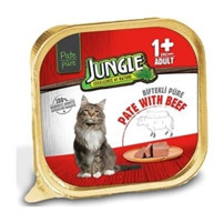 Jungle Biftek Ezme Yetişkin Yaş Kedi Maması 100 gr