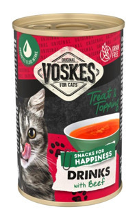 Voskes Treat & Topping Biftek Çorba Yetişkin Yaş Kedi Maması 135 ml
