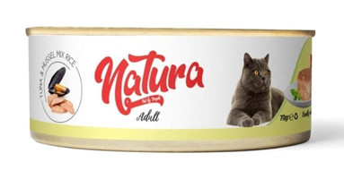 Natura Ton Balığı Yetişkin Yaş Kedi Maması 70 gr