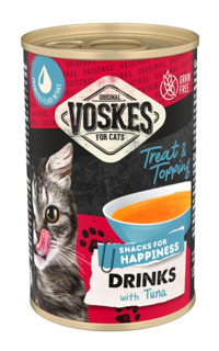 Voskes Treat & Topping Ton Balığı Çorba Yetişkin Yaş Kedi Maması 135 ml