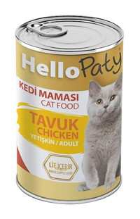 Hello Paty Tavuk Yetişkin Yaş Kedi Maması 12x415 gr