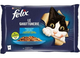 Purina Felix Le Ghiottonerie Ton balığı Somonlu Yetişkin Yaş Kedi Maması 12x4x85 gr