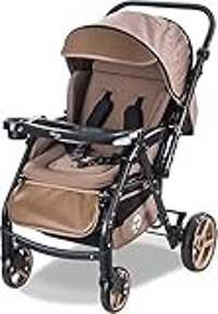 Baby Care Combo Maxi Pro Çift Yönlü Katlanabilir Tek Elle Kapanan Bebek Arabası Antrasit