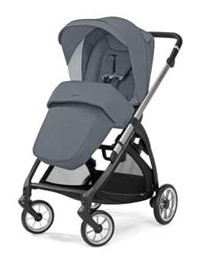 Inglesina Electa+ Katlanabilir Tek Elle Kapanan Puset Bebek Arabası Gri
