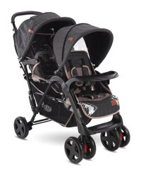 Babyhope P 738 Katlanabilir 360 Derece Dönen Tam Yatar Puset Bebek Arabası Kahverengi