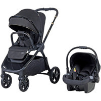 Prego Urus 2238 Çift Yönlü Katlanabilir Travel Sistem Bebek Arabası Siyah