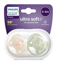 Philips Avent SCF091 0-6 Ay Ortodontik Yenidoğan Damaklı Silikon Emzik Çok Renkli