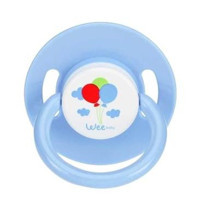 Wee Baby 6-18 Ay Kiraz Uçlu Damaklı Silikon Emzik Mavi