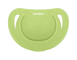 Bambino Fit No:1 0-6 Ay Ortodontik Yenidoğan Damaklı Silikon Emzik Yeşil