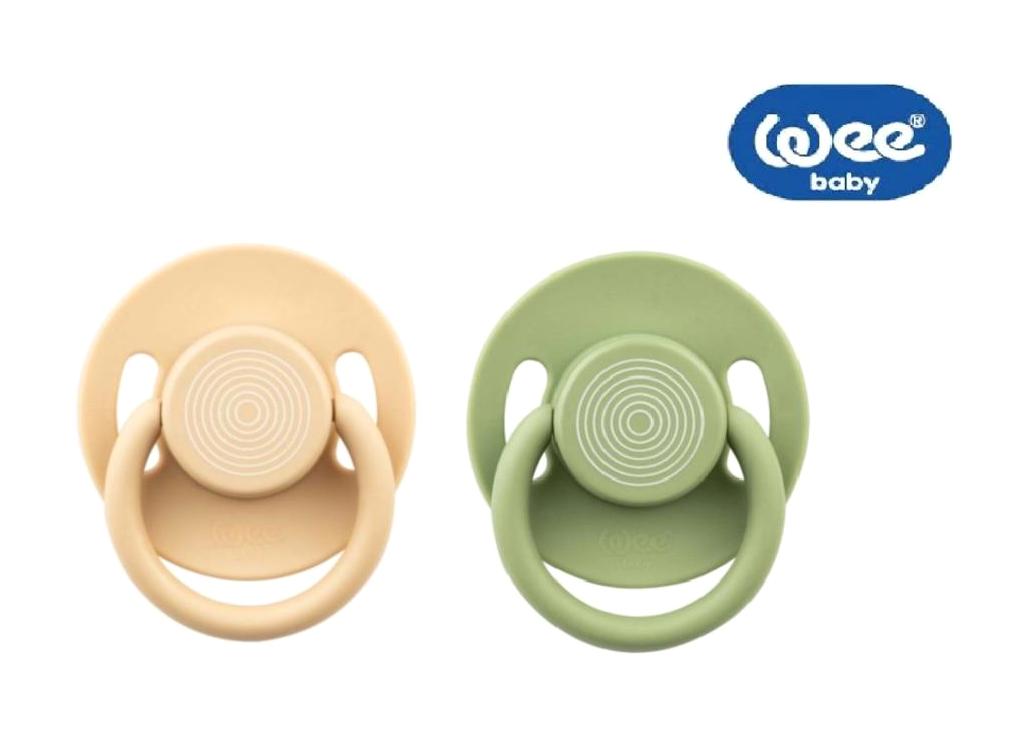 Wee Baby Cool 0-6 Ay Ortodontik Kiraz Uçlu Silikon Emzik Çok Renkli