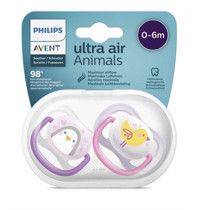 Philips Avent Ultra Air 0-6 Ay Ortodontik Yenidoğan Damaklı Silikon Emzik Çok Renkli