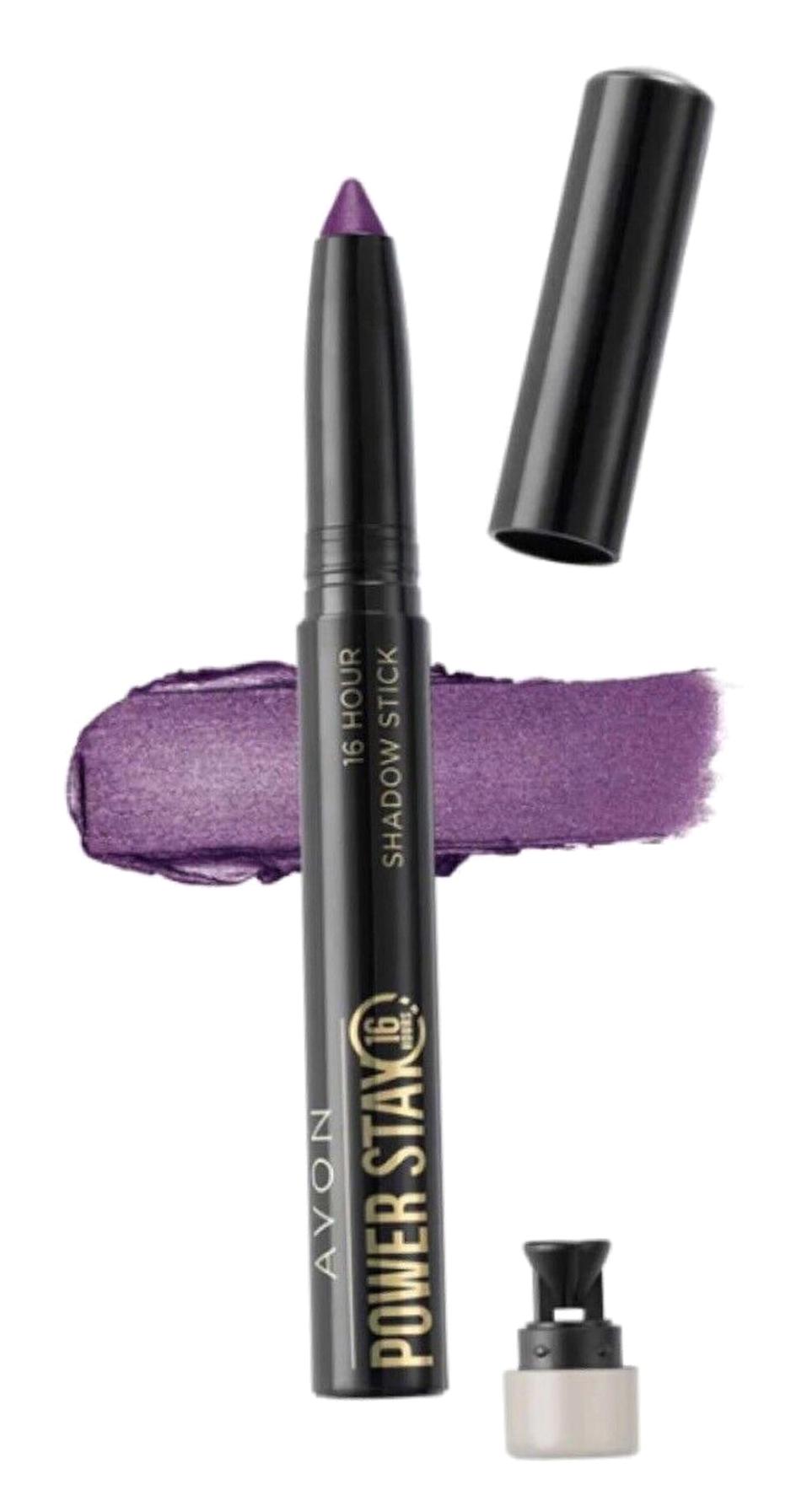 Avon Power Stay Rich Plum Kalem Simli Işıltılı Stick Göz Farı