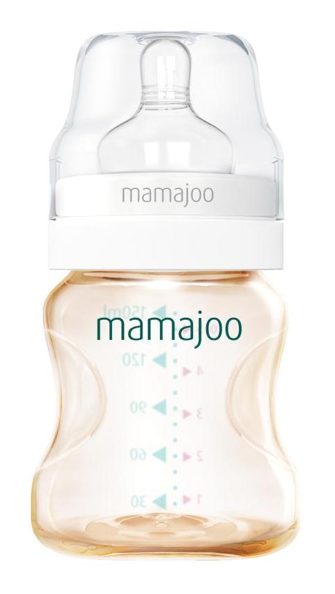 Mamajoo Gold Silikon Gaz Yapmayan Antikolik Yenidoğan Yavaş Akışlı 0+ Ay Sarı Biberon 150 ml
