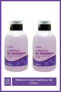 Watsons Pompalı Aseton 2x450 ml