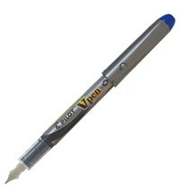 Pilot V-Pen Silver Kullan-At M Mavi Dolma Kalem
