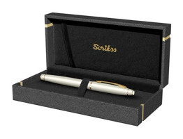 Scrikss Noble İnci Beyazı Dolma Kalem