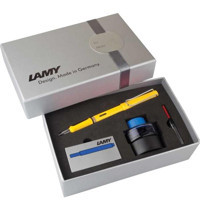 Lamy Safari Seti Sarı 18Ds-M Tek Ebat Dolma Kalem