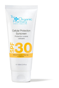 The Organic Pharmacy Pharma 30 Faktör Tüm Ciltler İçin Leke Karşıtı Nemlendirici Yağsız Suya Dayanıklı Yüz ve Vücut Güneş Kremi 100 ml