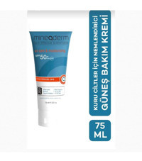 Mineaderm Moisturizing 50 Faktör Tüm Ciltler İçin Nemlendirici Suya Dayanıklı Yüz Güneş Kremi 75 ml