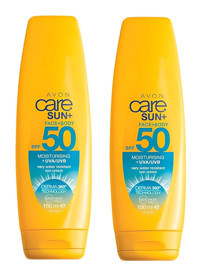 Avon 50 Faktör Tüm Ciltler İçin Nemlendirici Suya Dayanıklı Yüz ve Vücut Güneş Kremi 2x150 ml