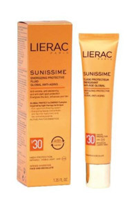 Lierac Sunissime Energizing 30 Faktör Tüm Ciltler İçin Nemlendirici Suya Dayanıklı Yüz Güneş Kremi 40 ml