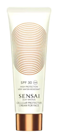 Sensai Silky Bronze 30 Faktör Tüm Ciltler İçin Nemlendirici Suya Dayanıklı Yüz Güneş Kremi 50 ml