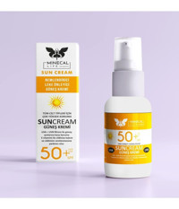 Minecal Life 50 Faktör Tüm Ciltler İçin Leke Karşıtı Nemlendirici Suya Dayanıklı Yüz Güneş Kremi 50 ml