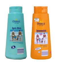 Ombra Sun Care 10 Faktör Tüm Ciltler İçin Leke Karşıtı Nemlendirici Yağsız Suya Dayanıklı Yüz ve Vücut Güneş Kremi 500 ml