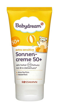 Babydream 50 Faktör Hassas Ciltler İçin Nemlendirici Suya Dayanıklı Yüz Güneş Kremi 75 ml