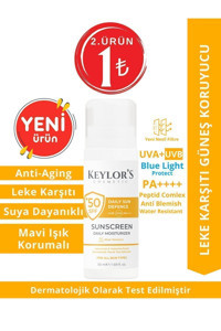 Keylor'S Cosmetic 50 Faktör Tüm Ciltler İçin Leke Karşıtı Nemlendirici Suya Dayanıklı Yüz Güneş Kremi 50 ml