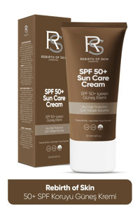 Rscosmetics 50 Faktör Tüm Ciltler İçin Leke Karşıtı Nemlendirici Suya Dayanıklı Yüz ve Vücut Güneş Kremi 50 ml