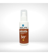 Solife Sun Care 50 Faktör Tüm Ciltler İçin Nemlendirici Suya Dayanıklı Yüz Güneş Kremi 100 ml