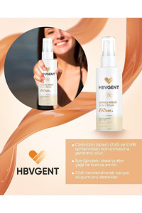 Hpvgent 50 Faktör Tüm Ciltler İçin Nemlendirici Suya Dayanıklı Yüz Güneş Kremi 50 ml