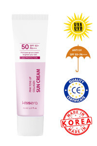 Ki̇ssera 46 Faktör Tüm Ciltler İçin Leke Karşıtı Nemlendirici Yağsız Suya Dayanıklı Yüz ve Vücut Güneş Kremi 50 ml