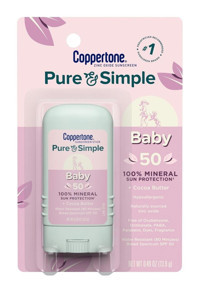 Coppertone Stick 50 Faktör Tüm Ciltler İçin Leke Karşıtı Nemlendirici Yağsız Suya Dayanıklı Yüz ve Vücut Güneş Kremi 50 ml