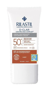 Rilastil 50 Faktör Tüm Ciltler İçin Leke Karşıtı Nemlendirici Suya Dayanıklı Yüz ve Vücut Güneş Kremi 50 ml