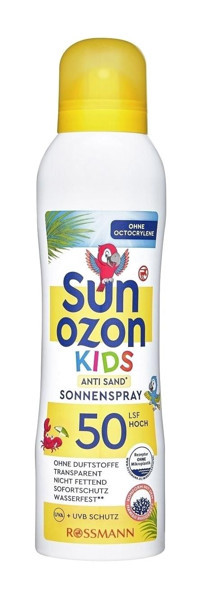 Sun Ozon 50 Faktör Tüm Ciltler İçin Leke Karşıtı Nemlendirici Yağsız Suya Dayanıklı Yüz ve Vücut Güneş Kremi 200 ml
