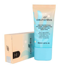 Ceuticreve Renkli 50 Faktör Tüm Ciltler İçin Nemlendirici Kapatıcılı Suya Dayanıklı Yüz Güneş Kremi 50 ml
